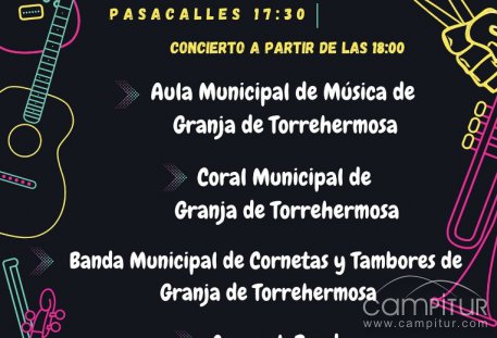 Granja de Torrehermosa celebra la festividad de Santa Cecilia con un gran concierto y pasacalles