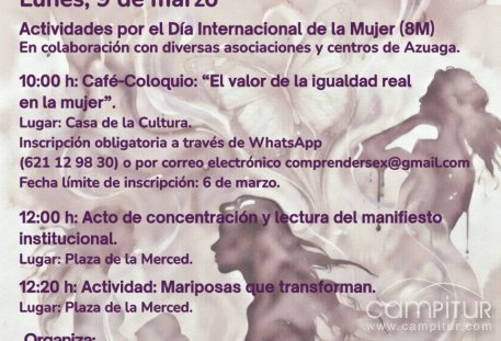 Azuaga conmemorará el Día Internacional de la Mujer